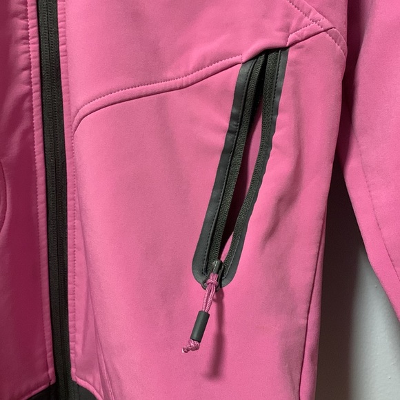 Soft Shell pink outerwear jacket - Picture 5 of 6